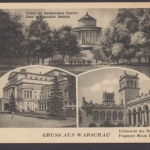 Warschau, sächsischer Garten, Oper, Neue Brücke