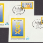 Deutschland (BRD) Automaten, Michel Nr. 3.2, VS 1, FDC