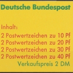 Deutschland (BRD), MiNr. MH 20 a I, postfrisch