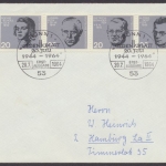 Deutschland (BRD), Michel Nr. 431-438, 2 Briefe