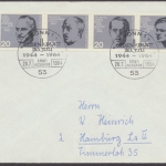 Deutschland (BRD), Michel Nr. 431-438, 2 Briefe