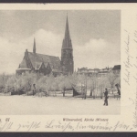 Berlin - Wilmersdorf, Kirche im Winter