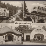 Augustusburg, Drahtseilbahn, Station Augustusburg und Erdmannsdorf