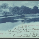 Hamburg - Fuhlbüttel, Alster bei Mondschein