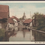 Bad Berga, Blick über den Mühlgraben