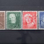 Deutschland (BRD), MiNr. 143-146, gestempelt