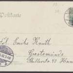 Berlin unter Wasser, Wolkenbuch am 14. April 1902, zerstörtes Haus in der Gerichtsstrasse