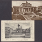 Berlin, 4 alte Ansichtskarten