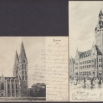 Bremen, 4 alte Ansichtskarten