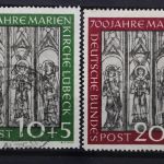 Deutschland (BRD), MiNr. 139-140, gestempelt