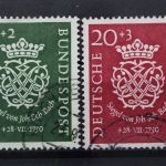 Deutschland (BRD), MiNr. 121-122, gestempelt