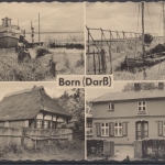 Born (Darß), Hafen am Bodden, Fischerhafen, Fischerhaus, Jugendherberge