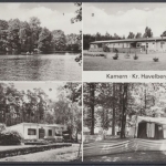 Kamern Krs. Havelberg, Kamerscher See, Betriebsferienheim VEB Minol, Bungalows, Zeltplatz