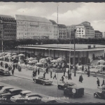 Hamburg, Jungfernstieg mit neuem Alsterpavillon