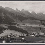 Wildhaus (SG), Ortsansicht mit Kurfirsten