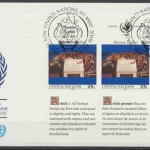 UNO New York, Michel Nr. 595-596, FDC