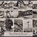 Bad Kohlgrub, höchstgelegenes Stahl- und Moorbad Deutschlands, Ortsansichten