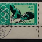 Deutschland (BRD), MiNr. 886, Ecke rechts unten, FN 1, gestempelt