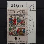 Deutschland (BRD), MiNr. 877, Ecke rechts oben, gestempelt