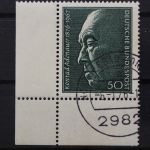 Deutschland (BRD), MiNr. 876, Ecke links oben, gestempelt