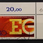 Deutschland (BRD), MiNr. 880, Ecke rechts oben, gestempelt