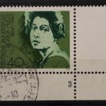 Deutschland (BRD), MiNr. 827, Ecke rechts unten, FN 3, gestempelt