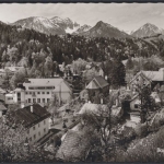 Bad Faulenbach, Ortsansicht mit Schlicke, Vilser Kegel, Roßberg und Aggenstein