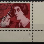 Deutschland (BRD), MiNr. 828, Ecke rechts unten, FN 3, gestempelt
