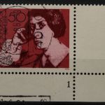 Deutschland (BRD), MiNr. 828, Ecke rechts unten, FN 1, gestempelt