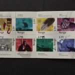 Norwegen, MiNr. 1249-1256 im MH 31, postfrisch