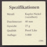 Fußball EM 2008 Österreich und Schweiz, Kupfer - Nickel Medaille, 27 g, PP