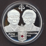 King Albert II und Princess Paola, Belgien