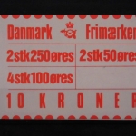 Dänemark, Michel Nr. 572, 774 und 777, MH 30, postfrisch / MNH