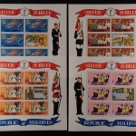 Malediven, MiNr. 680-685 KB, postfrisch