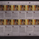 UNO - Wien, MiNr. 123-124 Zusammendruckbogen, postfrisch