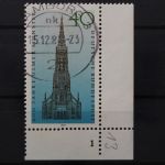 Deutschland (BRD), MiNr. 937, Ecke rechts unten, FN 1, gestempelt