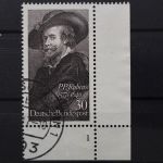 Deutschland (BRD), MiNr. 936, Ecke rechts unten, FN 1, gestempelt