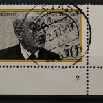 Deutschland (BRD), MiNr. 926, Ecke rechts unten, FN 2, gestempelt