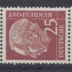Deutschland (BRD), Michel Nr. 186 y R 5er Streifen, postfrisch/MNH