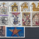 Deutschland (BRD), Michel Nr. 1582-1644 Jahrgang 1992, Berlinstempel