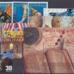 Färöer, MiNr. Block 12-435, Jahrgang 2002, postfrisch