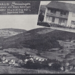 Hunding Bayerischer Wald, Werbekarte für Haus Senniger
