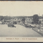 Sempigny b. Noyon, Kanal mit Doppelschleuse