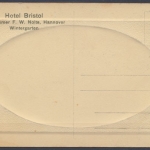 Hannover, Hotel Bristol, Inh. F. W. Nolte, Wintergarten