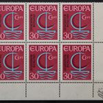 Deutschland (BRD), MiNr. 520 PLF I, 6er Block, postfrisch