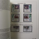 Deutschland Plus Jahrgang 1998, Vordrucke für Eckrandmarken mit Briefmarken