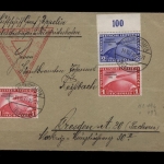 Deutsches Reich, Sieger-Nr. 238 Cba, Zeppelin-Brief