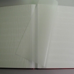 Leuchtturm, Einsteckbuch BASIC, 64 weiße Seiten, rot