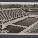 4. Reichssportfeld, Blick auf das Schwimmstadion, Fotokarte