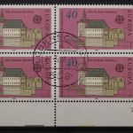 Deutschland (BRD), MiNr. 969, Viererblock, Ecke rechts unten, FN 2, EST